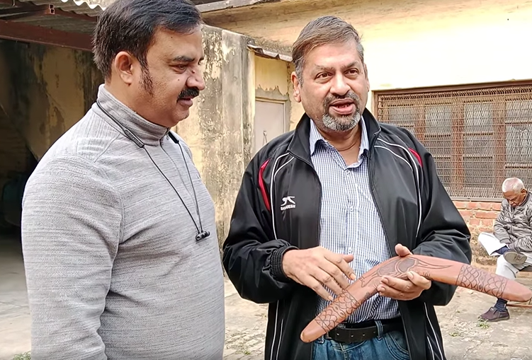 Mr. Arindam Ghosh, owner of The Indian Press, Allahabad, January 2024